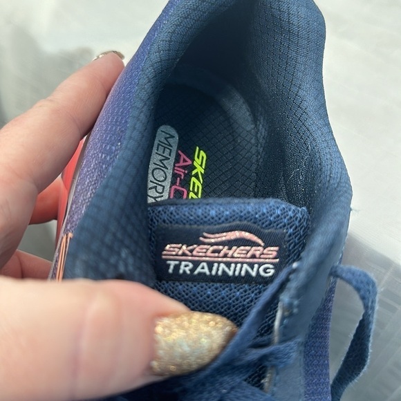 Skechers Shoes Womens Size 8.5 Skech Air Element 2.0 Athletic 149062 Navy Pink - Picture 9 of 10